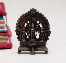 Lord Ram Darbar Copper Statue for Prayer Room