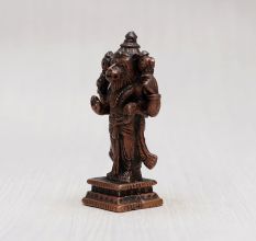Handmade Lord Narasimha Copper Statue for Decoration