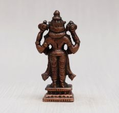 Handmade Lord Narasimha Copper Statue for Decoration