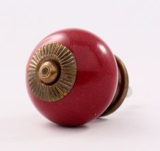 Cherry Solid Round Knob