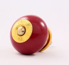 Cherry Solid Round Knob