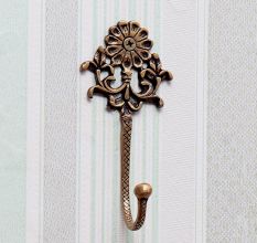 Beautiful Brown Finish Brass Wall Hook for Hanging