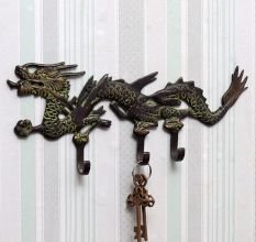 Brass Chinese Dragon Wall Hook for Hanging