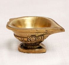 Handmade Brass Diwali Diya for Deepavali Festival