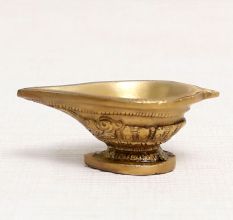 Handmade Brass Diwali Diya for Deepavali Festival