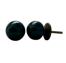 Dark Green Knob Small