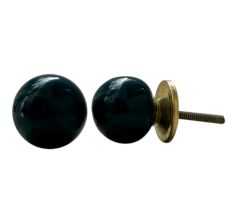 Dark Green Knob Small
