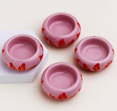 Modern Tea Light Holders Made of Ceramic in Set of 4