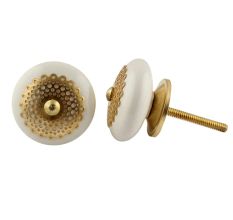 Cream Strewn Flat Knob-02