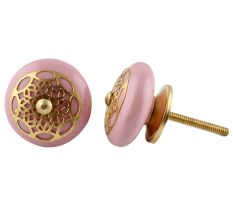 Pink Strewn Flat Knob-04