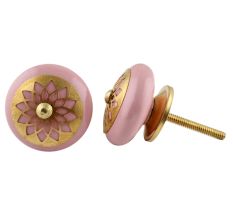 Pink Strewn Flat Knob-06