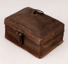 High-Quality Brass Jewelry Box in Antique Finish