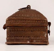 Handcrafted Brass Jewelry Box in Vintage Finish
