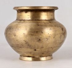 Traditionally Handmade Brass Water Pot in Antique Finish