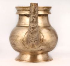 Antique Brass Water Pot with Spout for Hindu Rituals