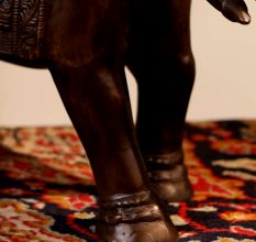 High-Quality Engraved Brass Elephant Statue for Decor