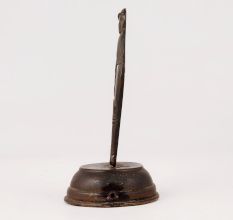 Vintage Brass Player Statue Playing Cricket for Home Decor