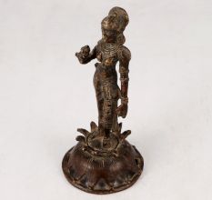 Handmade Hindu Goddess Parvati Brass Statue for Worship