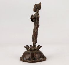 Handmade Hindu Goddess Parvati Brass Statue for Worship