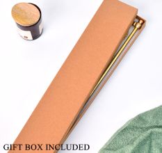 Handmade Brass Towel Hanger in Golden Finish