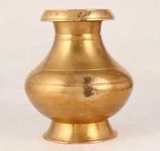 Glossy Golden Brass Water Pot with Spout