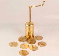 Vintage Used Brass Kitchen Utensil for Decoration