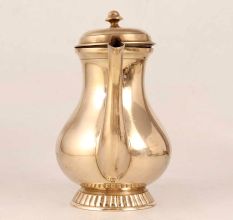 Shiny Golden Brass Kettle in English Art