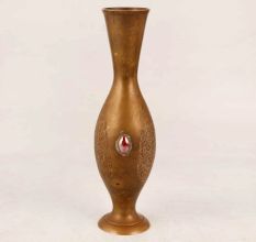 Small Bell Metal Flower Pot for Home & Office Decor
