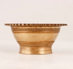 Handmade Small Brass Bowl in Antique Golden Finish