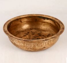 Beautiful Indian Brass Holy Bowl for Temple