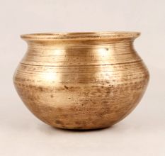 Finest Brass Holy Pot in Antique Brown Finish