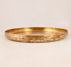 Handcrafted Premium Brass Plate for Home Decor