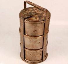 Indian Vintage Tiffin Box Made of Premium Brass