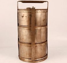Indian Vintage Tiffin Box Made of Premium Brass