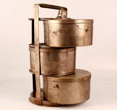 Indian Vintage Tiffin Box Made of Premium Brass