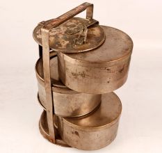 Indian Vintage Tiffin Box Made of Premium Brass