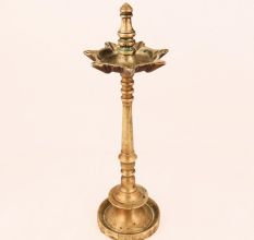 Handmade Adorable Indian Brass Oil Lamp for Home Decor