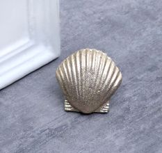 Golden Iron Shell Shaped Knob for Drawer and Cabinet