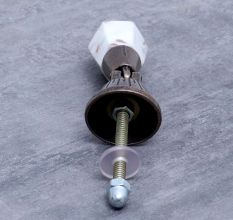 Teardrop Stone and Metal Knob for Drawer and Cabinet