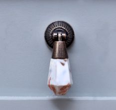 Teardrop Stone and Metal Knob for Drawer and Cabinet
