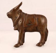 Handmade Brass Bull Vahana Nandi for Worship