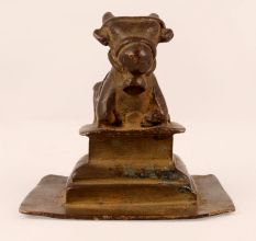 High-Quality Brass Lord Nandi Statue for Worship