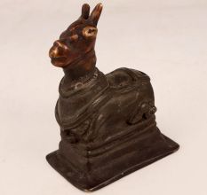 Handmade Lord Nandi Brass Statue for Decoration