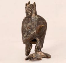Vintage Brass Running Horse Statue in English Art