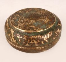 Handmade Small Brass Sindoor Box for Prayer Room