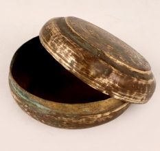 Handmade Small Brass Sindoor Box for Prayer Room