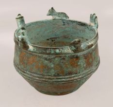 Indian Vintage Holy Pot Made of Brass for Decor