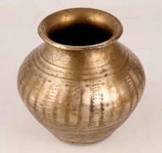 Vintage Brown Finish Water Pot for Home Decor