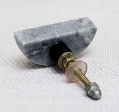 Grey Stone Bathroom Cabinet Knob for Home