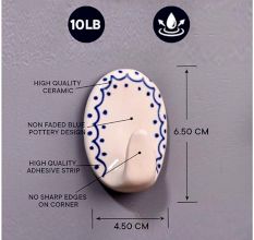 Modern Ceramic Adhesive Hook for Home